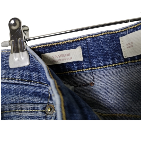 Hollister Epic Flex  Slim Straight  Men's Jeans  Blue Denim  Size 28x30 - Picture 7 of 12